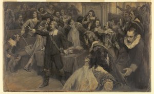 Cena na Casa do Parlamento, 2 de março de 1629