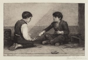 Os jogadores de Mora de Frederick Dielman