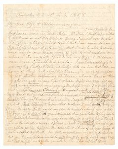 Carta escrita por John Brown e Frederick Douglass para a esposa e filhos de Brown, 30 de janeiro de 1858. de Frederick Douglass