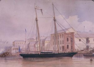 Cais Circular, c.1855 de Frederick Garling