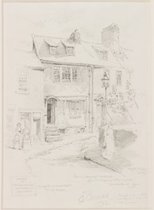 Oficina de Thomas Bewick, St Nicholas &39;Churchyard (lápis sobre papel)