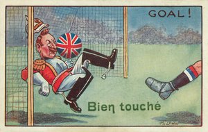 Bem Touche, Goal! (cor litho) de Frederick George Lewin