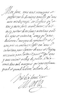 Carta de Marie de Médici ao duque de Savoie, final do século XVI - início do século XVII, 1865. de Frederick George Netherclift