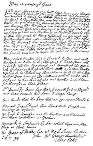 Carta de Titus Oates ao duque de Bolton, 1694 1865. de Frederick George Netherclift