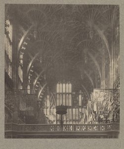 Capela de Henrique VII: Telhado de abóbada de traçado em leque de Frederick H. Evans