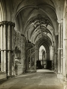 Catedral de Ely: Coro Norte para Oeste de Frederick H. Evans