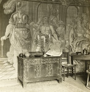 Mansão Kelmscott: Detalhes da tapeçaria de Frederick H. Evans