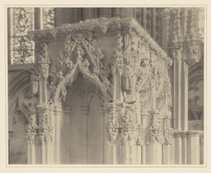 [Catedral de Lincoln, pormenor do santuário portátil]. de Frederick H. Evans