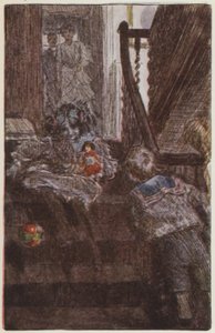 Ilustração para eles por Rudyard Kipling (cor litho) de Frederick Henry Townsend
