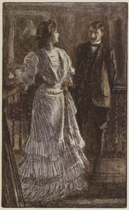 Ilustração para eles por Rudyard Kipling (cor litho)