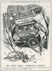 The Great Tram v. Motor-Bus pergunta de Frederick Henry Townsend