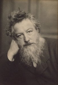 Retrato de William Morris 1834-1896.