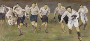 A fuga, c.1929 (óleo sobre tela) de Frederick James Porter