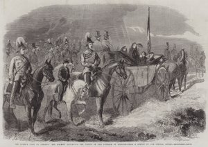 Visita da Rainha à Irlanda, Sua Majestade revisando as tropas no Curragh of Kildare