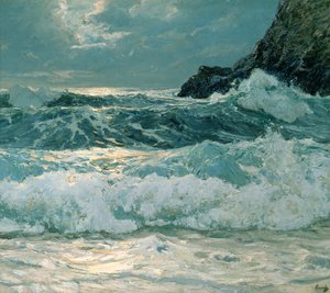 Quebra-galhos na maré cheia de Frederick Judd Waugh