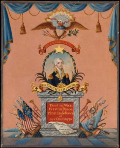 A estrela americana George Washington, ca. 1803