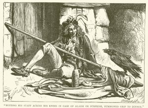 Ilustração para Barnaby Rudge de Frederick L. Bernard