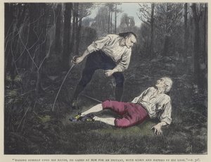 Ilustração para Barnaby Rudge de Frederick L. Bernard