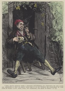 Ilustração para Barnaby Rudge de Frederick L. Bernard