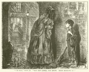 Ilustração para a casa desolada de Frederick L. Bernard