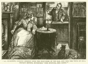 Ilustração para Martin Chuzzlewit de Frederick L. Bernard