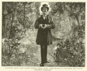 Ilustração para Martin Chuzzlewit de Frederick L. Bernard