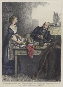 Ilustração para Martin Chuzzlewit de Frederick L. Bernard