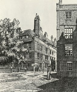Cliffords Inn na cidade de Londres, 1903, 1934.