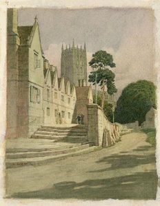 The Almshouses, Campden, 1907 (wc no papel)