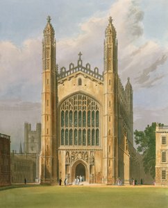 Cambridge: Kings College de "History of Cambridge", Vol.1 de Frederick Mackenzie