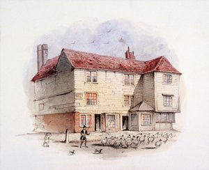 Islington Green, Londres, c1840