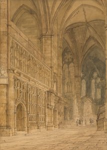 Ambulatório, Abadia de Westminster de Frederick Nash