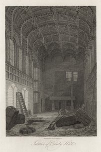 Interior, de, Crosby, corredor de Frederick Nash