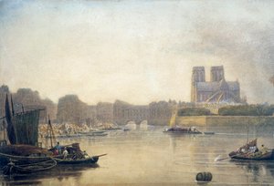 Notre Dame, Paris, século XIX de Frederick Nash