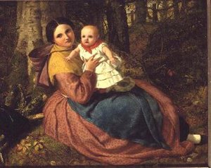 O Filho e a Enfermeira do Artista de Frederick Richard Pickersgill