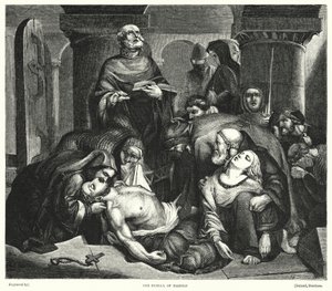O Enterro de Harold (gravura) de Frederick Richard Pickersgill
