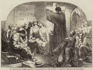 A Igreja Cristã durante a Perseguição pelos Imperadores Pagãos de Roma de Frederick Richard Pickersgill