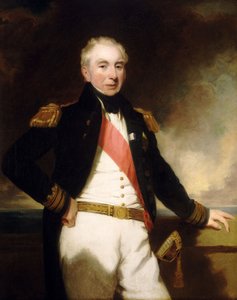 Almirante Sir Robert Stopford (1768-1847), início a meados do século XIX (óleo sobre tela)