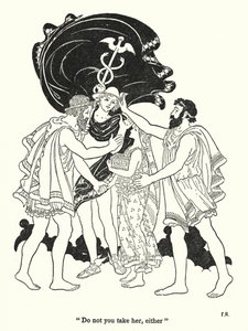 "Não a leves também" (litografia) de Frederick Richardson