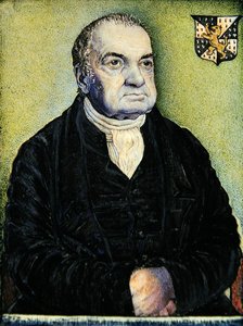 Retrato de William Williams, c.1828 (aquarela sobre marfim) (par a 367110) de Frederick Tatham