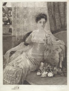Sem título (Garota no sofá) de Frederick W. Freer