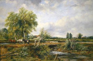 Paisagem Pastoral (óleo sobre tela)