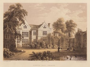 Dorfold Hall, Cheshire (aquatint) de Frederick William Hulme