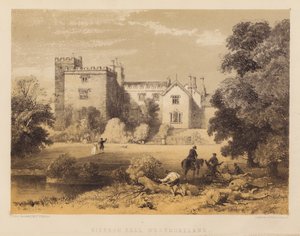 Sizergh Hall, Westmoreland (aquatint)