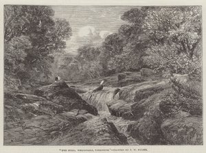 O Strid, Wharfdale, Yorkshire de Frederick William Hulme