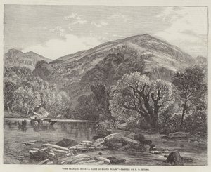 A hora de tranquilidade, uma cena no norte de Gales de Frederick William Hulme