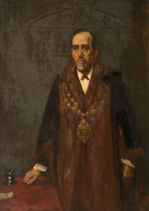 Retrato de Jackson Brierley, c.1898-99 (óleo sobre tela) de Frederick William Jackson