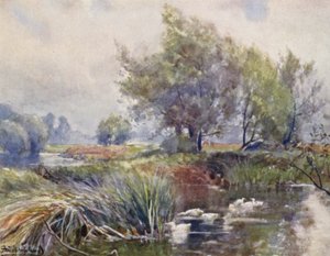 A Avon, abaixo de Stratford-on-Avon