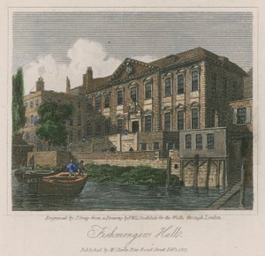 Peixaria &39;Hall, Upper Thames Street, Londres de Frederick Wilton Litchfield Stockdale