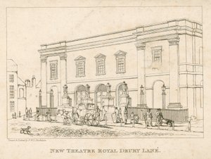 Novo Teatro Real, Drury Lane, Londres de Frederick Wilton Litchfield Stockdale